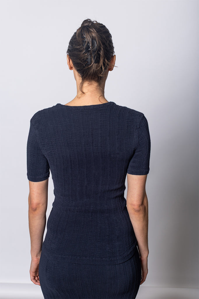Rill Short Sleeve T-Shirt - Dark Navy