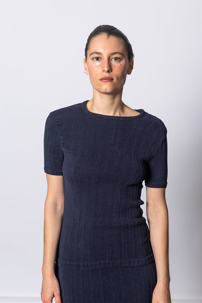 Rill Short Sleeve T-Shirt - Dark Navy