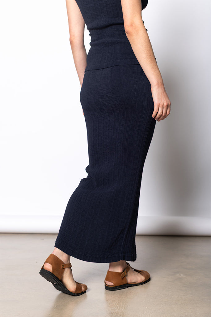 Rill Skirt - Dark Navy