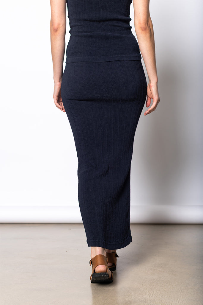 Rill Skirt - Dark Navy