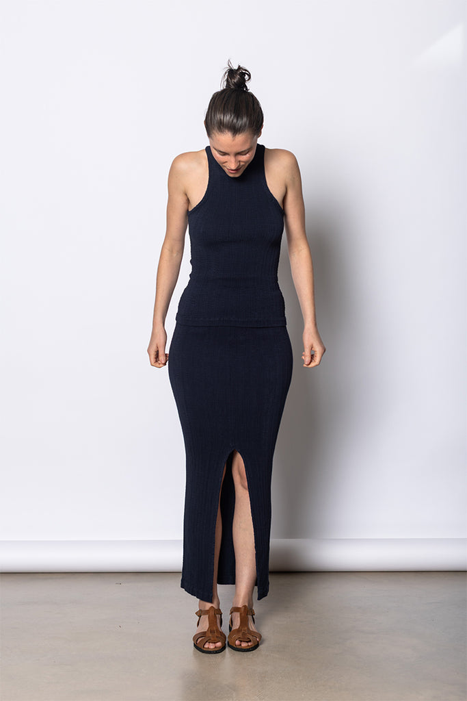 Rill Tank Top - Dark Navy