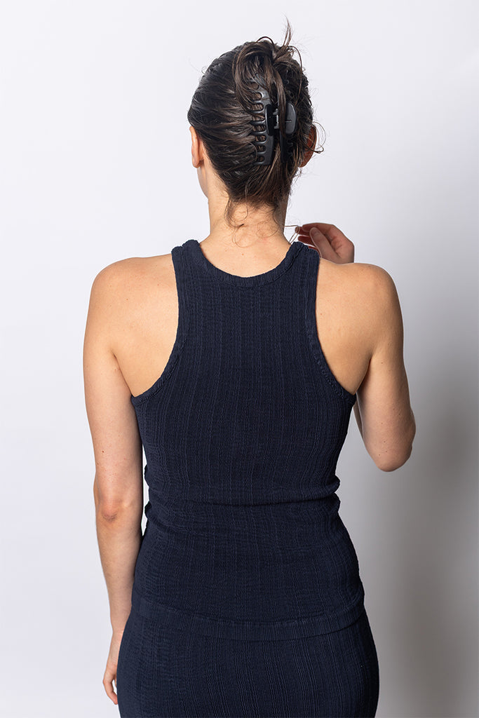 Rill Tank Top - Dark Navy