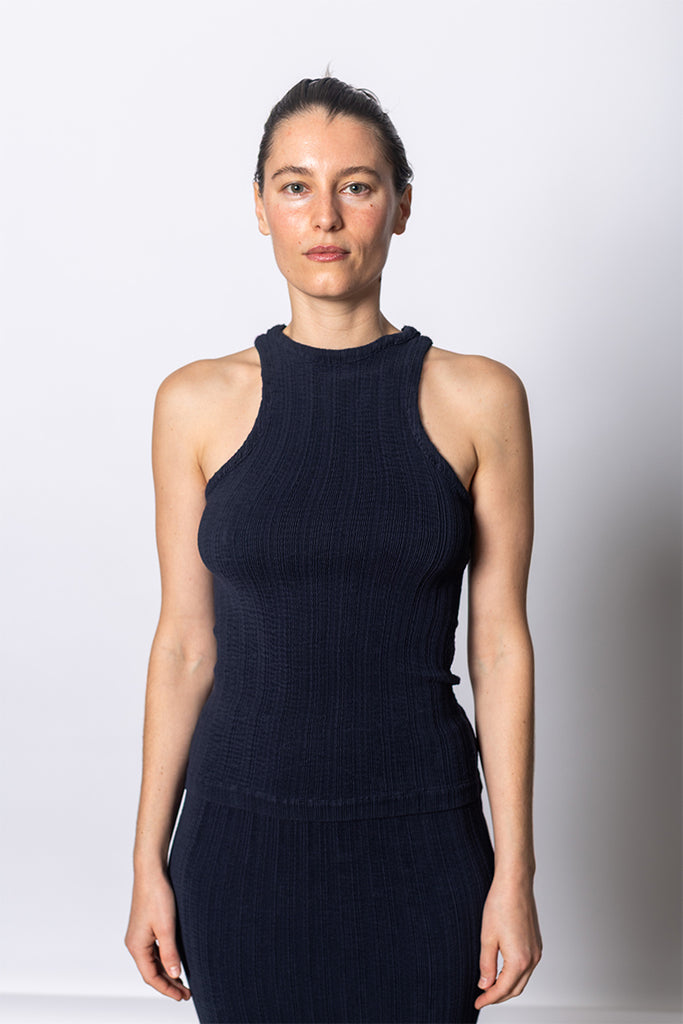 Rill Tank Top - Dark Navy