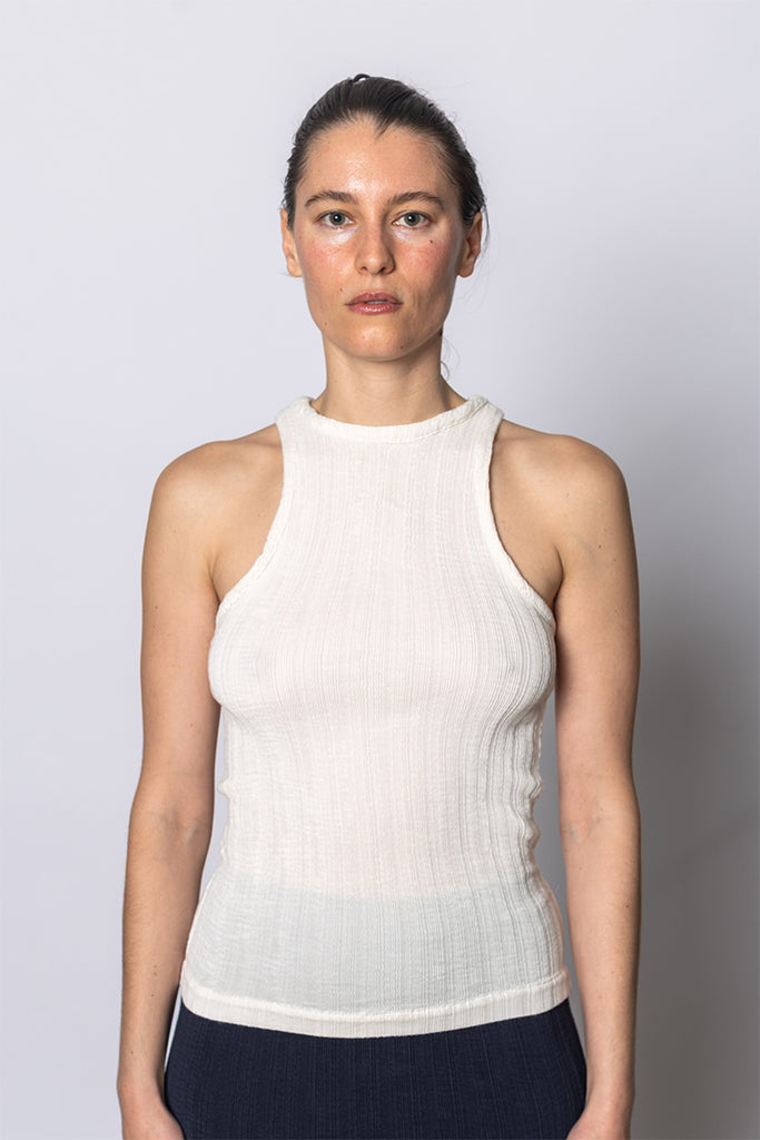 Rill Tank Top - Off White
