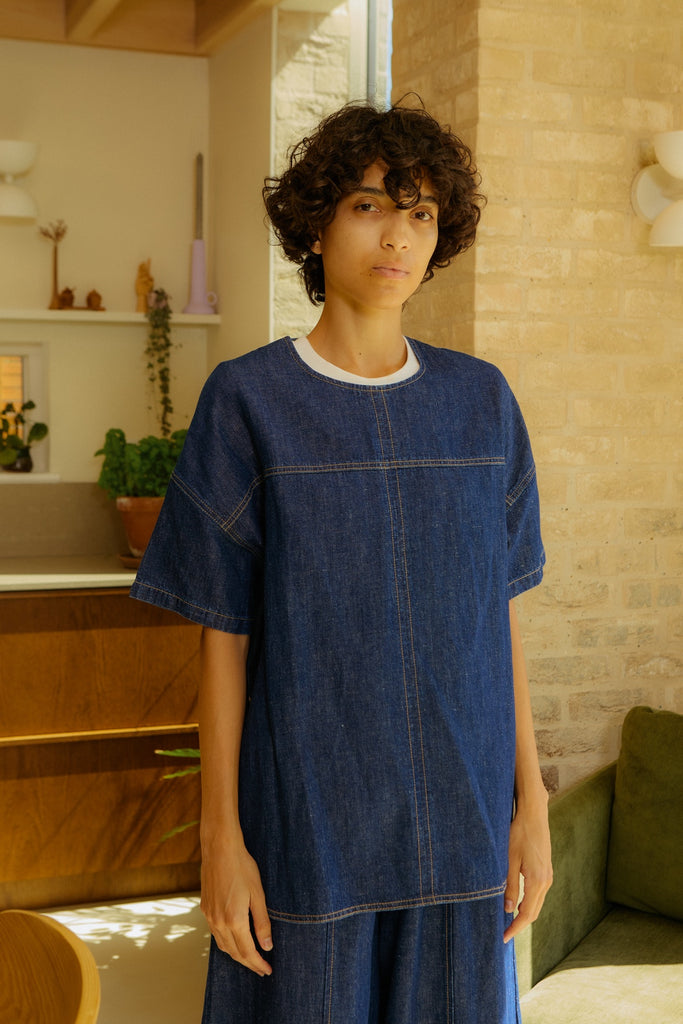 Bose Top - Denim Chambray
