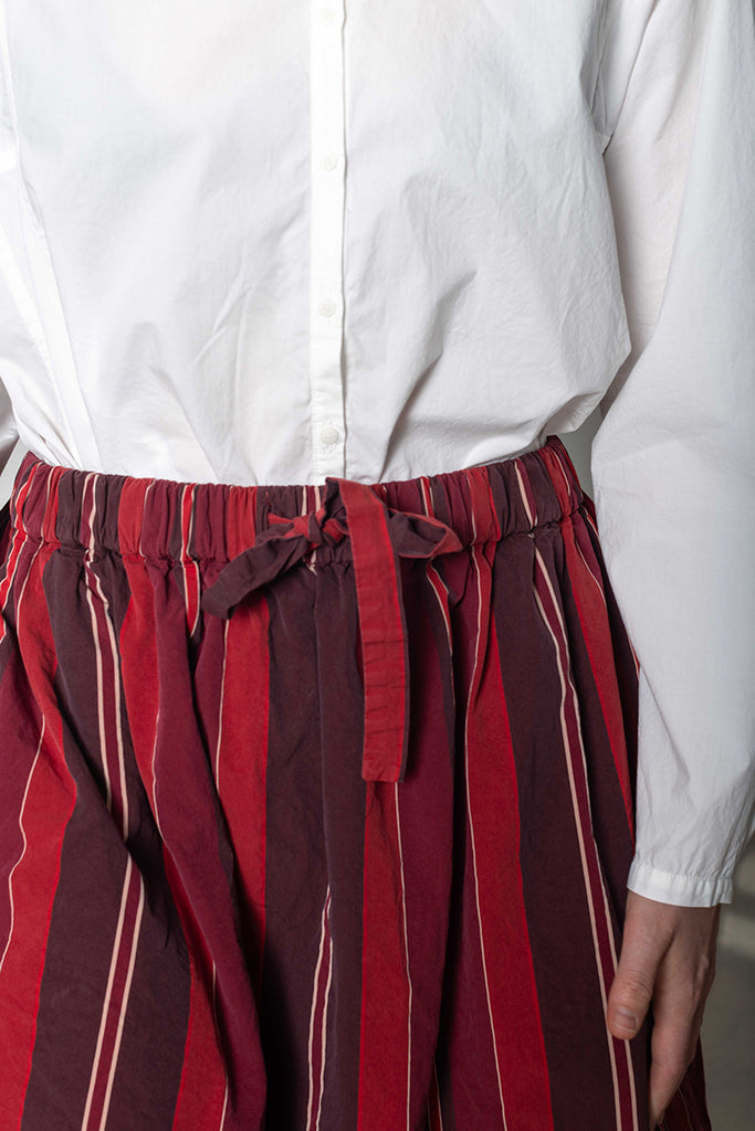 Jenni Skirt - Red Stripes