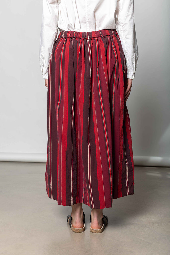 Jenni Skirt - Red Stripes