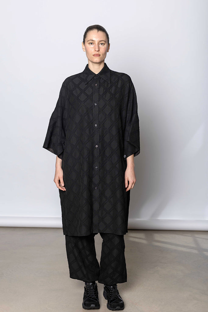K Big Shirt - Black/Black