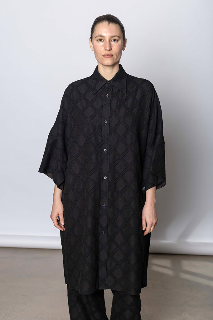 K Big Shirt - Black/Black