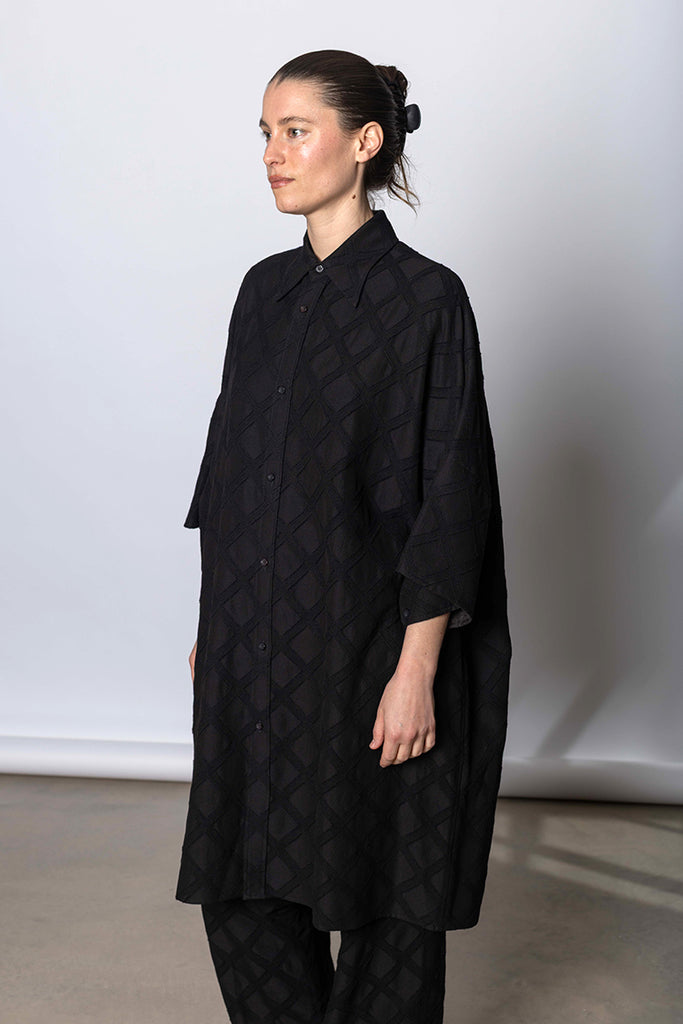 K Big Shirt - Black/Black