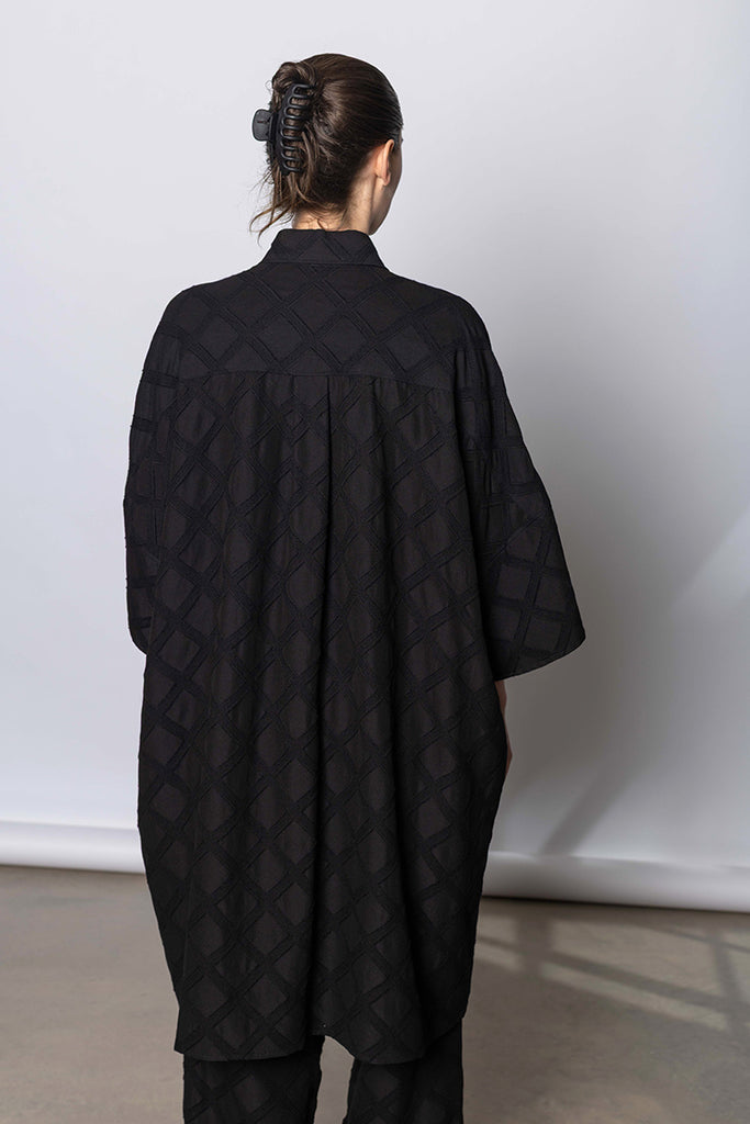 K Big Shirt - Black/Black