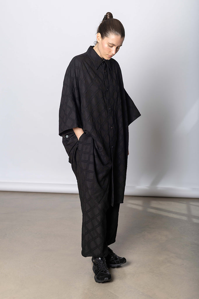 K Big Shirt - Black/Black