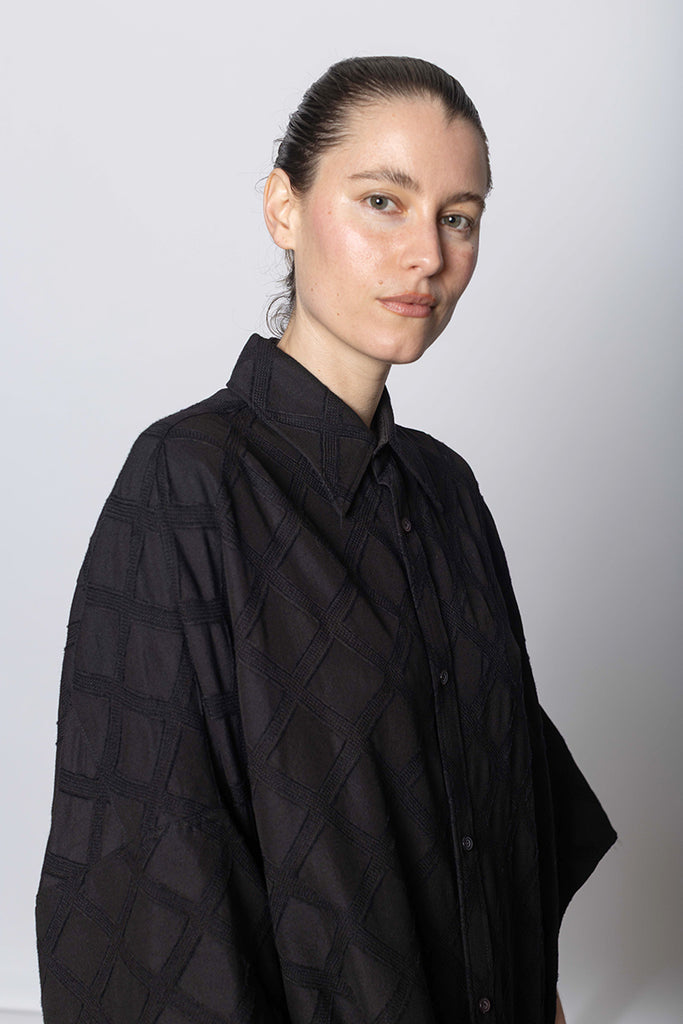 K Big Shirt - Black/Black