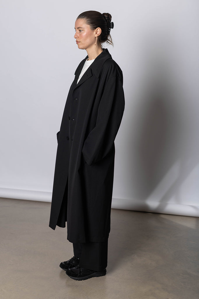 K Gather Coat - Black