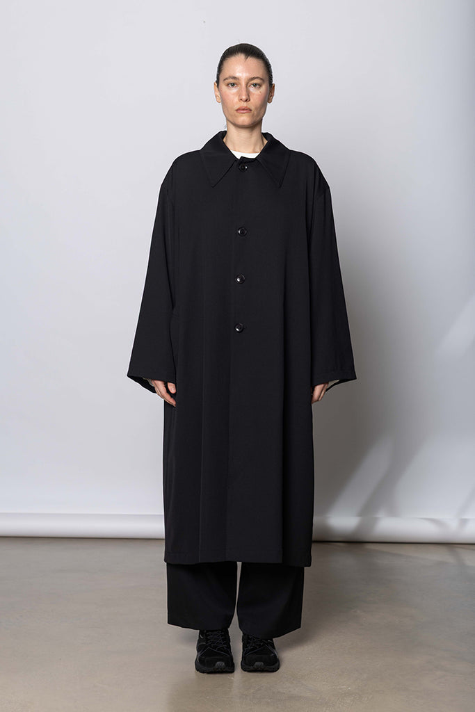 K Gather Coat - Black