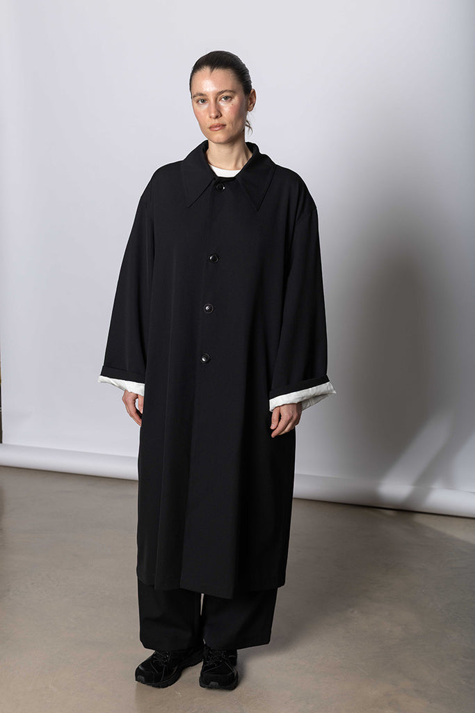 K Gather Coat - Black