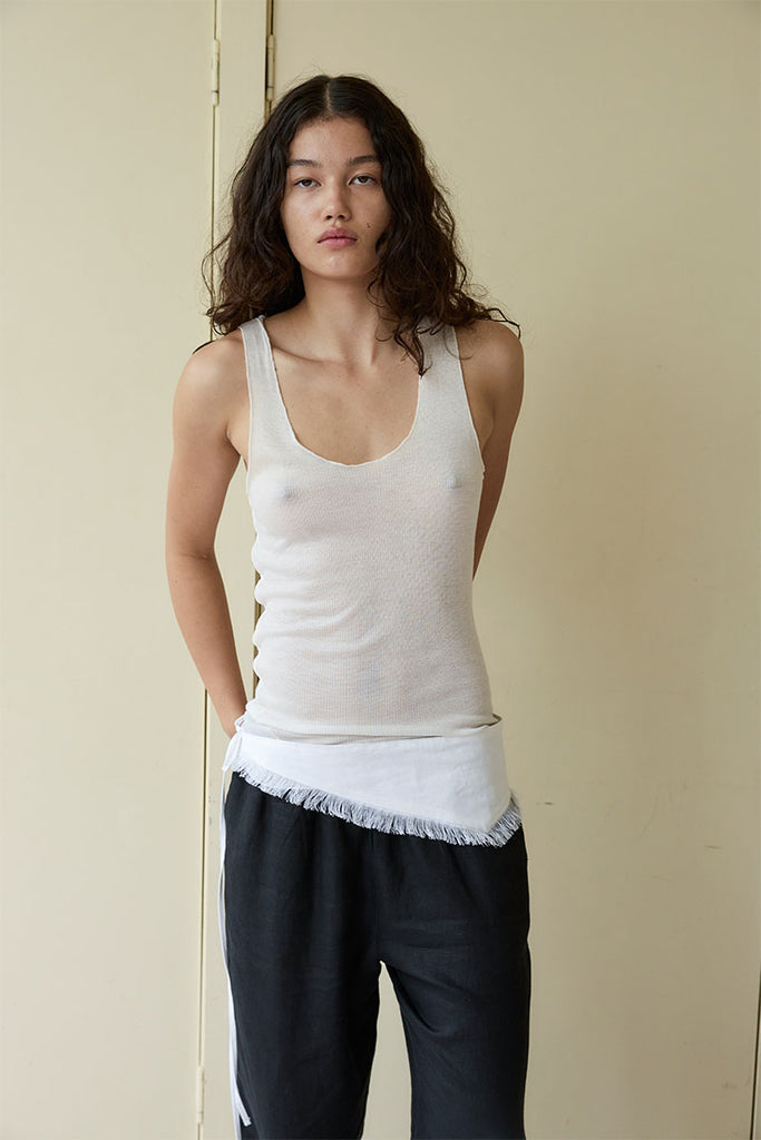 Knit Tank - Off White