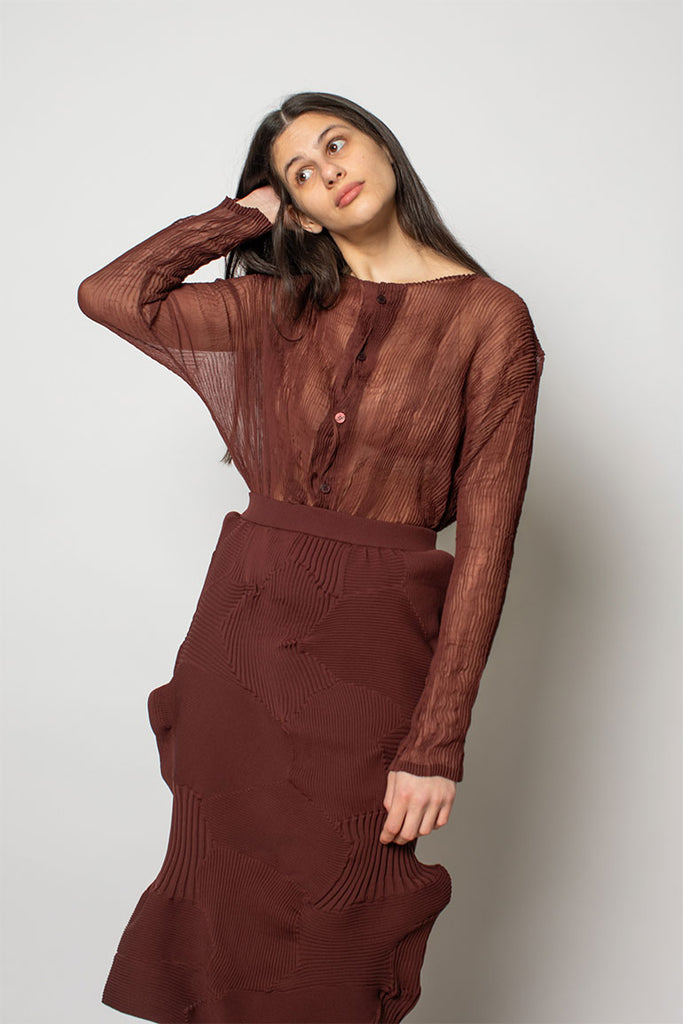 Kone Kone Skirt - Dark Brown