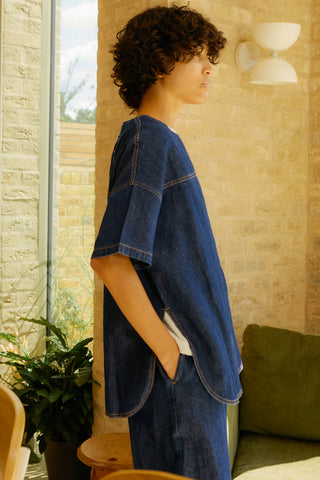 Bose Top - Denim Chambray