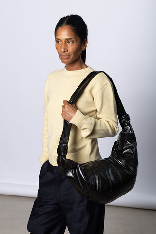 Large Croissant Bag - Truffle Coated Cotton