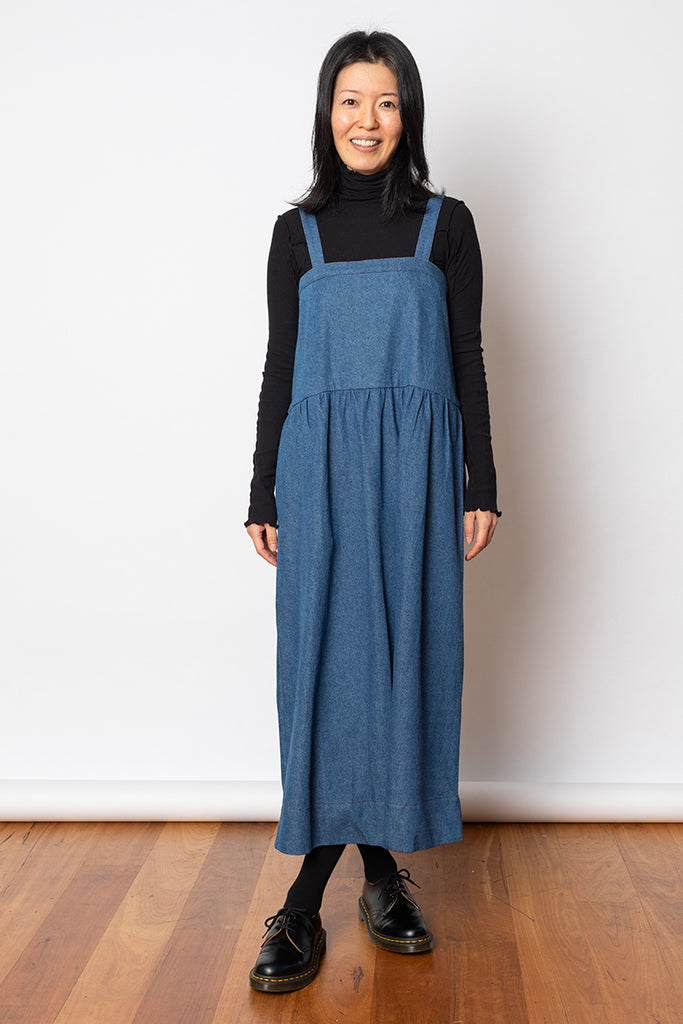 Limited Edition Denim Pinafore Dress