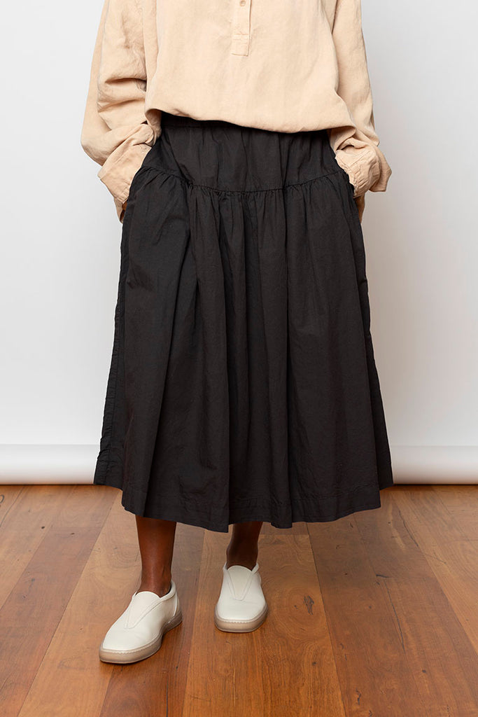 Linen Cotton UpUp Skirt - Night