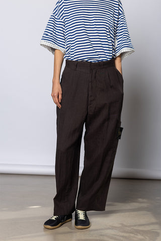 Linen Pants - Brown