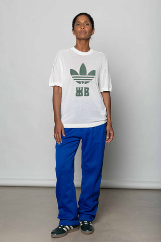 Logo Print Knit T-Shirt - White