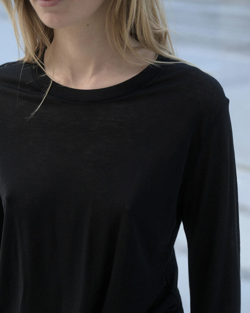 Bamboo Long Sleeve T-Shirt - Black