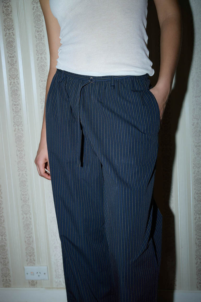 Loop Pant - Ink Butter Stripe