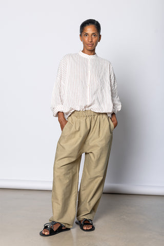 Luce Easy Trousers - Khaki