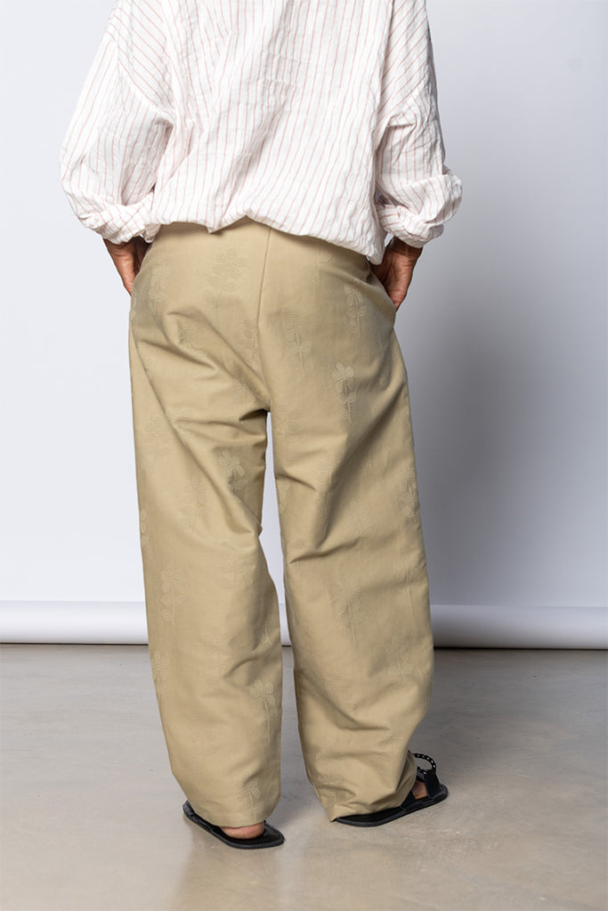 Luce Easy Trousers - Khaki