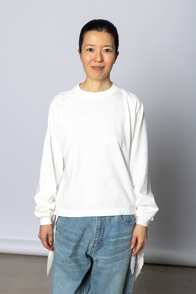 Mahuna Long Sleeve T-Shirt - Off White