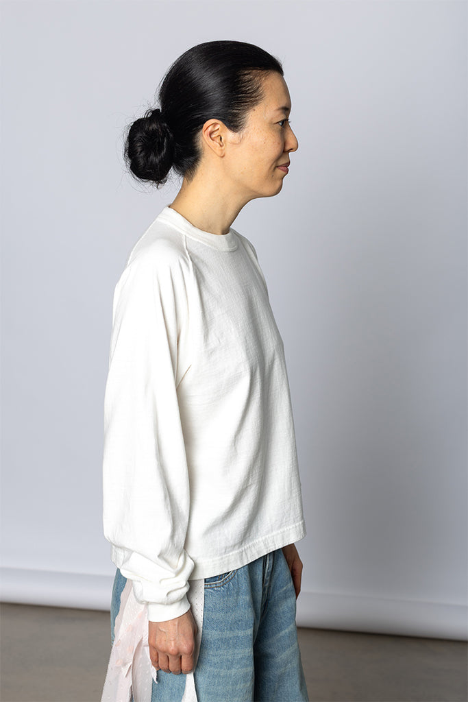 Mahuna Long Sleeve T-Shirt - Off White
