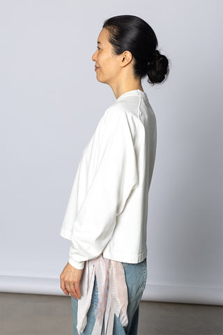 Mahuna Long Sleeve T-Shirt - Off White