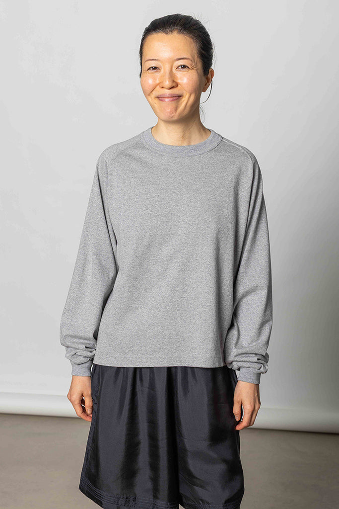 Mahuna Long Sleeve T-Shirt - Hambledon Grey