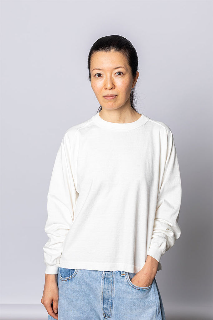 Mahuna Long Sleeve T-Shirt - Off White