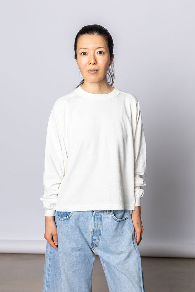 Mahuna Long Sleeve T-Shirt - Off White