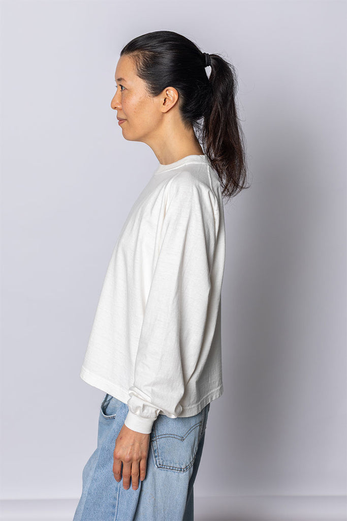 Mahuna Long Sleeve T-Shirt - Off White