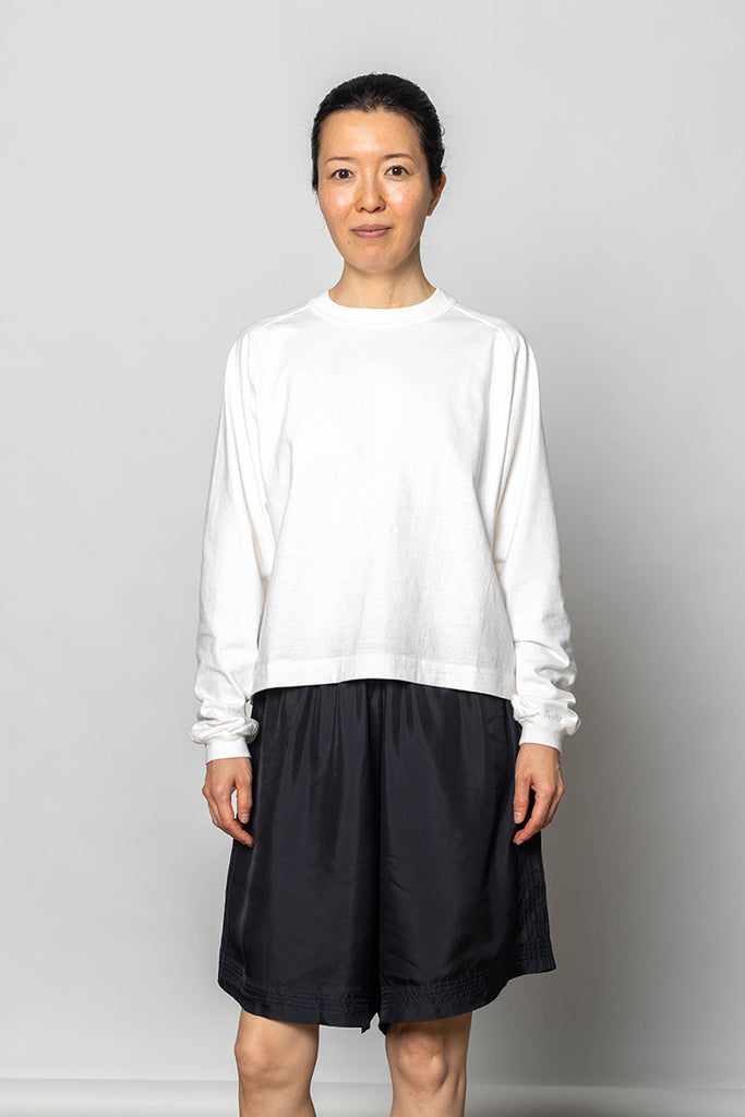 Mahuna Long Sleeve T-Shirt - Off White