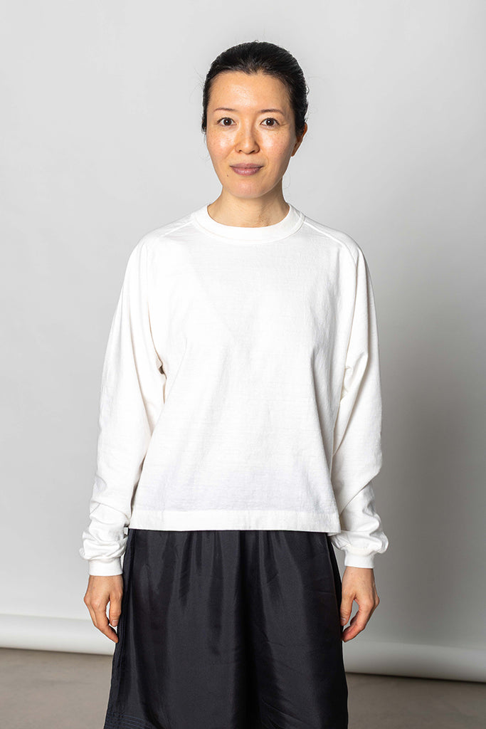 Mahuna Long Sleeve T-Shirt - Off White