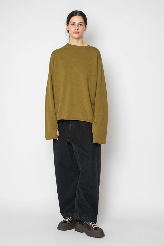 Malou Crew Neck - Olive