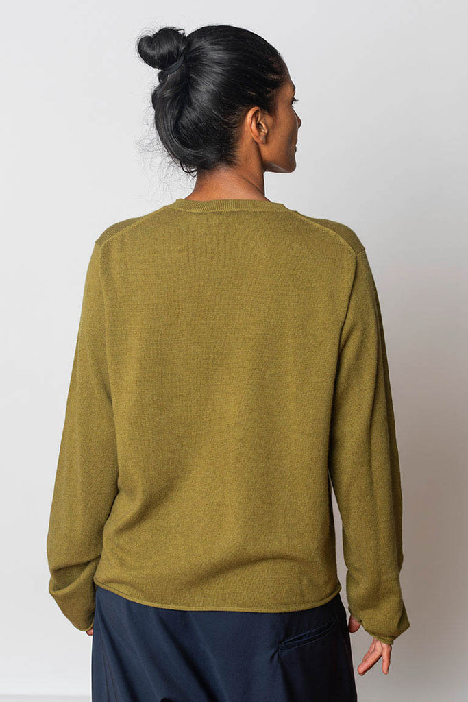 Malou Crew Neck - Olive