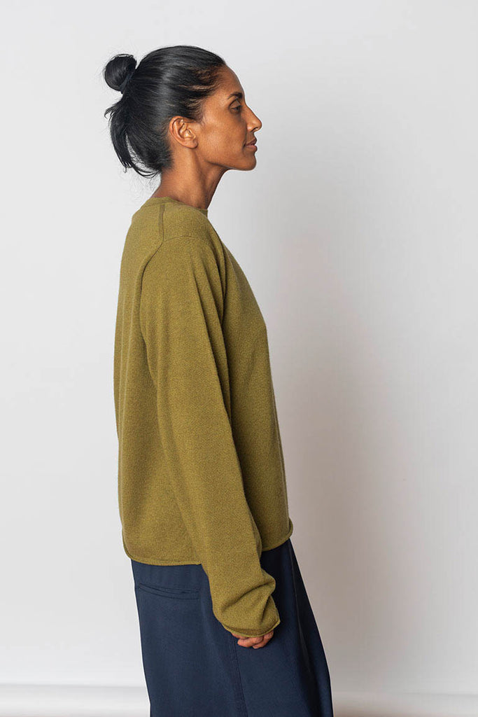 Malou Crew Neck - Olive