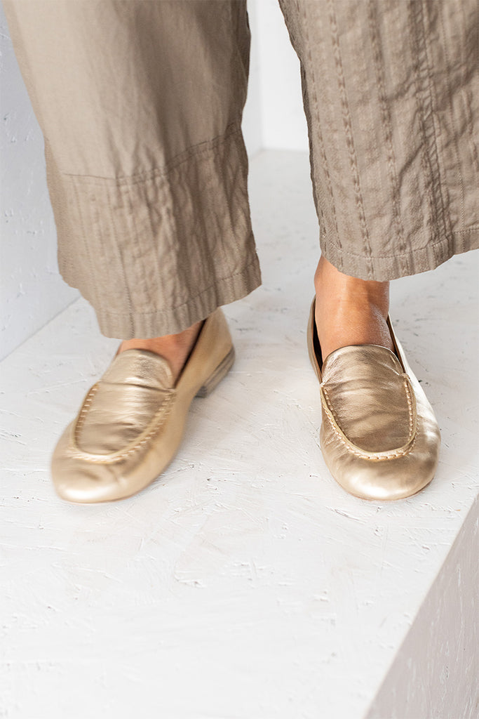 Mandolo Loafer - Platinum Foil