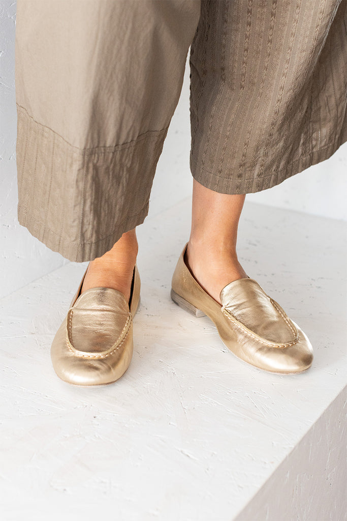 Mandolo Loafer - Platinum Foil