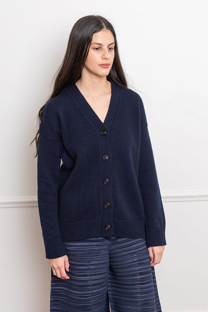 Maura V Neck - Navy