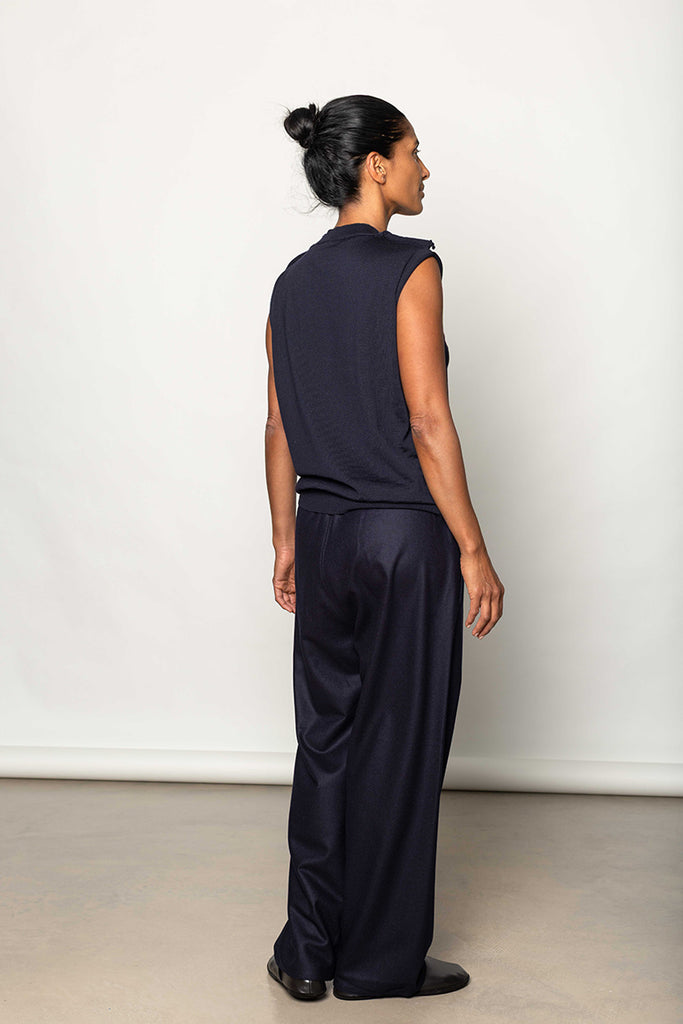 Meda Sweater Vest - Navy