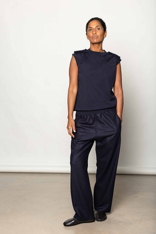 Meda Sweater Vest - Navy