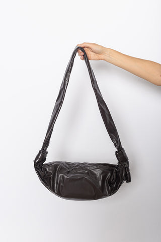Medium Soft Croissant Bag - Dark Chocolate
